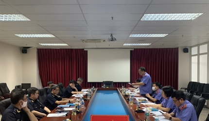 Viện KSND huyện Sóc Sơn trực tiếp kiểm sát công tác tiếp nhận và giải...